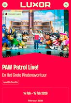 Tickets paw petrol nieuwe Luxor (3stuks)