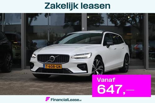 Volvo V60 2.0 B4 Plus Dark | Schuif-/ kanteldak| 360* Camera, Auto's, Volvo, Bedrijf, Lease, Financial lease, V60, 360° camera
