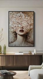 Bloemenmasker schilderij nieuw, Antiek en Kunst, Kunst | Schilderijen | Abstract, Ophalen of Verzenden