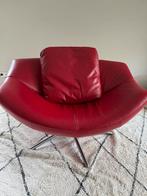 Design fauteuil, Huis en Inrichting, Fauteuils, Ophalen, Gebruikt, 100 tot 125 cm, Leer