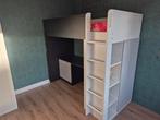 Ikea Hoogslaper met Bureau en Kast, Ophalen, Gebruikt, Hoogslaper