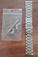 Horloge bandje stainless steel universeel 22mm, Overige merken, Staal, Staal, Nieuw