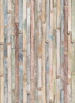 Vintage Wood behang 184 x 254 cm NU 25% echte korting!, Verzenden, Minder dan 10 m², Strand, shabby, vintage, ibiza,