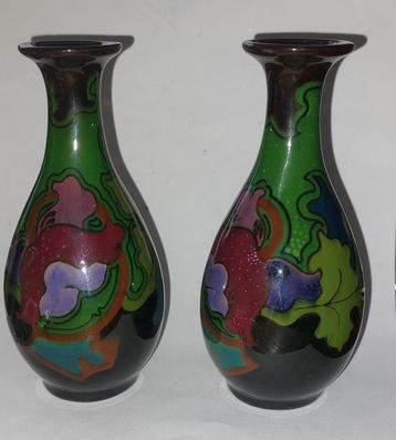 Plateel regina decor uni 2 x plateel vaasje  beschikbaar voor biedingen