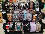 Vintage Retro Armbanden - 30 Stuks, Gebruikt, Geen, Ophalen of Verzenden, Zilver