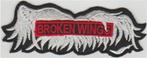 Broken Wings stoffen opstrijk patch embleem, Motoren, Accessoires | Stickers