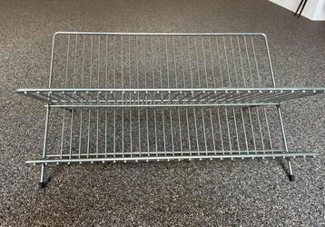 Metalen( verchroomd) afdruiptek voor 28 Borden beschikbaar voor biedingen