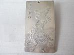 Oud Chinees amulet van Tibet zilver kraan afgebeeld, Antiek en Kunst, Ophalen of Verzenden