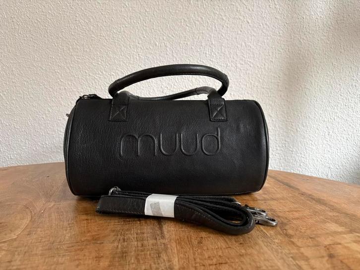 Muud drew mini zwart, Sieraden, Tassen en Uiterlijk, Tassen | Schoudertassen, Nieuw, Overige merken, Zwart, Leer, Ophalen of Verzenden