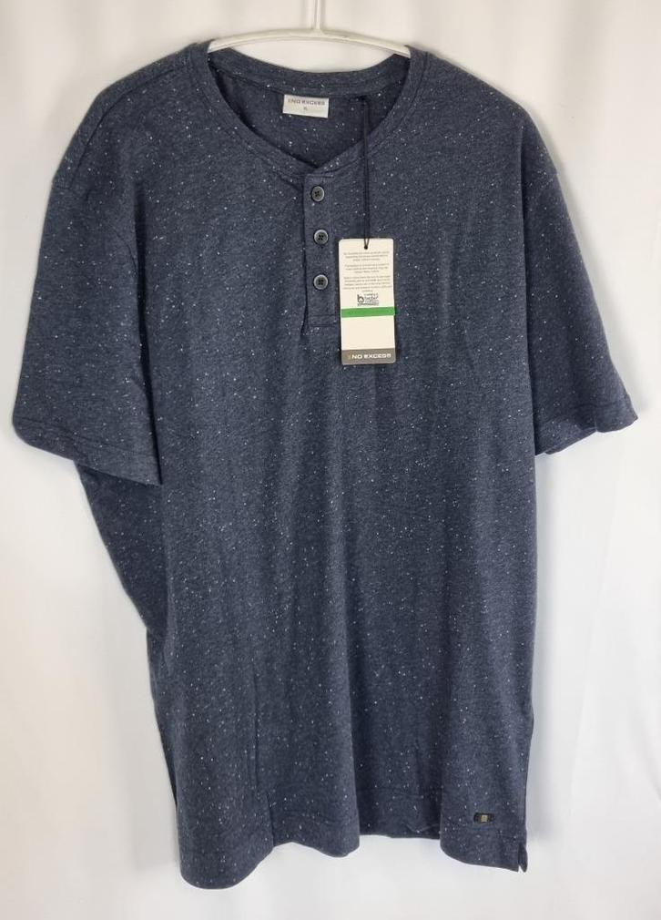 Heren T-shirt merk No Excess mt XL nieuw, Kleding | Heren, T-shirts, Nieuw, Maat 56/58 (XL), Blauw, Verzenden