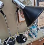 Set van 2 Vintage Stilux Milano Bureaulampen, Ophalen of Verzenden, Gebruikt, Metaal, Vintage