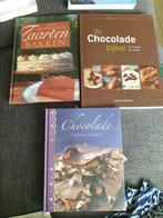 3 nieuwe boeken taarten maken en chocolade, Ophalen, Zo goed als nieuw