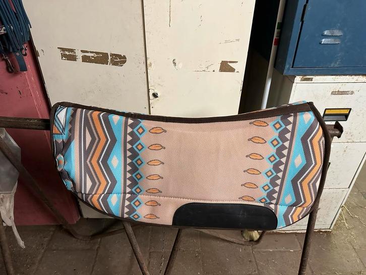 Burioni wool pad met inlages, Dieren en Toebehoren, Paarden en Pony's | Dekens en Dekjes, Zo goed als nieuw, Dekje, Ophalen of Verzenden