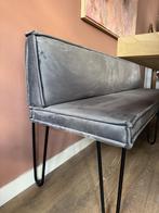 Eetkamerbank Bodilson sofa dining connect 215cm velvet stone, Ophalen, Gebruikt, Minder dan 75 cm, Driepersoons