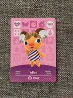 Animal Crossing Amiibo Kaart - Alice #182, Ophalen of Verzenden, Zo goed als nieuw