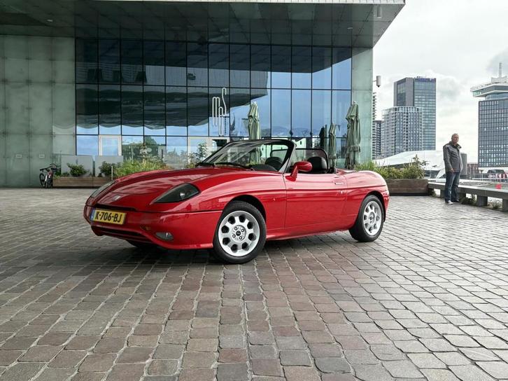 Fiat Barchetta 1.8-16V concours-staat 91.000km, Auto's, Fiat, Bedrijf, Te koop, Barchetta, Alarm, Elektrische ramen, Lederen bekleding