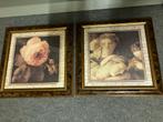 Vintage lijsten 2 x36x36 per set., Antiek en Kunst, Ophalen of Verzenden