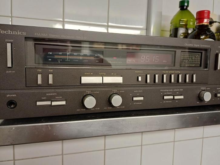 Technics SA-222 Stereo Receiver - Vintage Audio, Audio, Tv en Foto, Versterkers en Receivers, Gebruikt, Stereo, Overige merken
