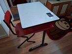 Schooltafel met stoeltje, Ophalen of Verzenden, Gebruikt, Tafel(s) en Stoel(en)