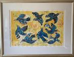 Rudi Pillen - Blauwe Vlucht, Antiek en Kunst, Kunst | Litho's en Zeefdrukken, Ophalen