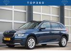 Skoda Kamiq 1.0 TSI Business Edition Panodak | Leer | camera, Gebruikt, Blauw, 3 cilinders, Kamiq