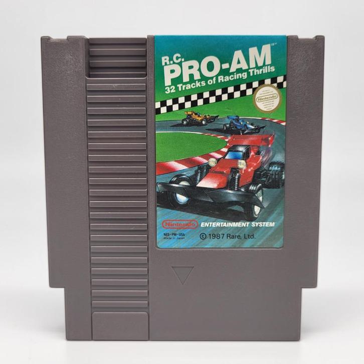 R.C. PRO-AM - Nintendo NES Cartridge - USA, Spelcomputers en Games, Games | Nintendo NES, Gebruikt, Racen en Vliegen, 1 speler