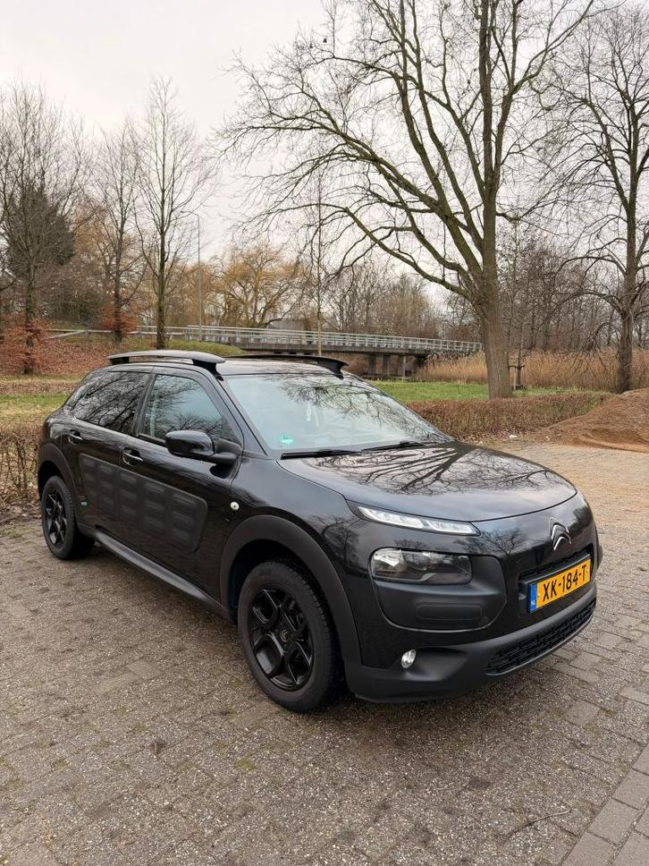 Citroën C4 Cactus Puretech 2016 Zwart, Auto's, Citroën, Particulier, C4 Cactus, ABS, Achteruitrijcamera, Adaptive Cruise Control
