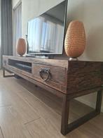 Robuust TV Meubel met Metalen Frame, Huis en Inrichting, Kasten | Televisiemeubels, Gebruikt, 150 tot 200 cm, Ophalen of Verzenden