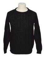 Nieuwe Knit Society lamswollen kabeltrui, Mt. L, Maat 52/54 (L), Knit Society, Verzenden, Zwart