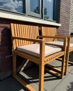 4 houten stoelen nieuw, Huis en Inrichting, Stoelen, Ophalen, Nieuw, Bruin