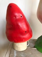 Heico paddenstoel lamp vintage rood mushroom, Kunststof, Gebruikt, Ophalen of Verzenden, Heico