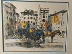 Rob Houdijk litho rome handgesigneerd, Antiek en Kunst, Kunst | Litho's en Zeefdrukken, Ophalen of Verzenden