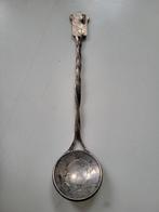 Zilveren lepel gemaakt v Wilhelmina munten (.720 zilv 42 gr), Ophalen of Verzenden