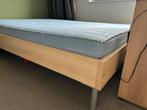 Ikea 140x200 bed, Huis en Inrichting, Slaapkamer | Bedden, Ophalen, Gebruikt, Wit, Tweepersoons