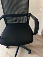 Zwarte verstelbare bureaustoel Mesh rugleuning, Huis en Inrichting, Bureaustoelen, Ophalen, Gebruikt, Zwart, Bureaustoel