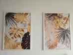 2 Zelfgemaakte Schilderijen in Fiskbo Lijsten, Huis en Inrichting, Woonaccessoires | Schilderijen, Tekeningen en Foto's, Ophalen