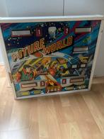 Flipperkast Future World - achterplaat mancave item vintage, Gebruikt, Mechanisch, Onderdeel of Defecte kast, Ophalen