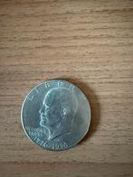 1976 Eisenhower Dollar Munt, Ophalen of Verzenden, Noord-Amerika, Losse munt, Zilver
