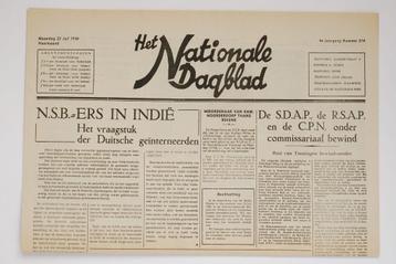 22 juli 1940 - Het Nationale Dagblad | Heruitgave 1994 beschikbaar voor biedingen