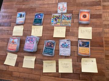 Pokemon bulk verschillend + twilight masquerade masterset! beschikbaar voor biedingen