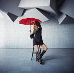 Knirps duomatic 878 T2 rood. Nieuw, Sieraden, Tassen en Uiterlijk, Paraplu's, Ophalen of Verzenden, Nieuw, Rood