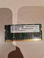Apacer 1GB DDR2 SODIMM PC2-5300 Geheugen, Computers en Software, RAM geheugen, Ophalen of Verzenden, DDR2, Laptop, Gebruikt