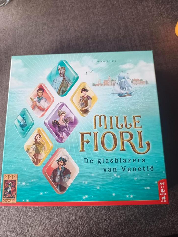 Mille Fiori - De Glasblazers van Venetië, Hobby en Vrije tijd, Gezelschapsspellen | Bordspellen, Zo goed als nieuw, Een of twee spelers