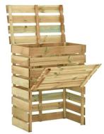 Compostbak vierkant 100x100x70cm mesh compost GRATIS BEZORGD, Verzenden, Compostbak