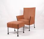 Montis CHARLY fauteuil inclusief poef KLEUR NAAR KEUZE!, Minder dan 75 cm, Design, Montis, Gerard van den Berg, Nieuw, 50 tot 75 cm