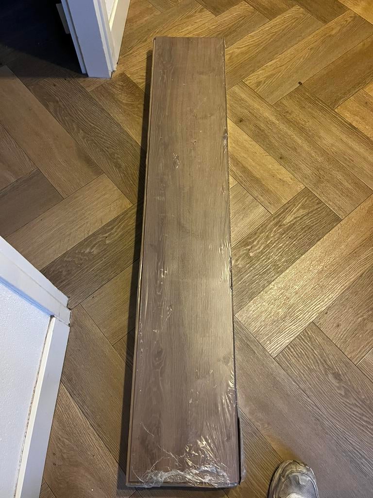 8m2 laminaat vloer eiken, Ophalen, 50 tot 150 cm, Zo goed als nieuw, 10 tot 30 cm