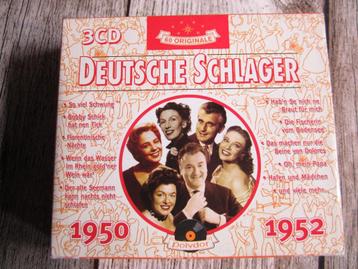 Deutsche Schlager 2x Box 3 Cd’s En 18x 1 Cd beschikbaar voor biedingen