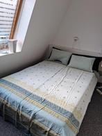 Ikea Malm bed 140x200 cm + lattenbodem, Huis en Inrichting, Slaapkamer | Bedden, Ophalen, Gebruikt, Wit, 140 cm