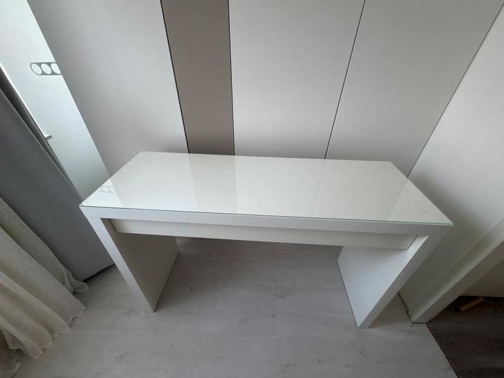 IKEA Malm Toilettafel, Huis en Inrichting, Tafels | Kaptafels, Gebruikt, Minder dan 100 cm, 100 tot 150 cm, Hout, Ophalen of Verzenden