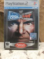 PS2 WWE Smackdown vs Raw, WWF, WCW, Wrestling, Vechten, 2 spelers, Ophalen of Verzenden, Zo goed als nieuw
